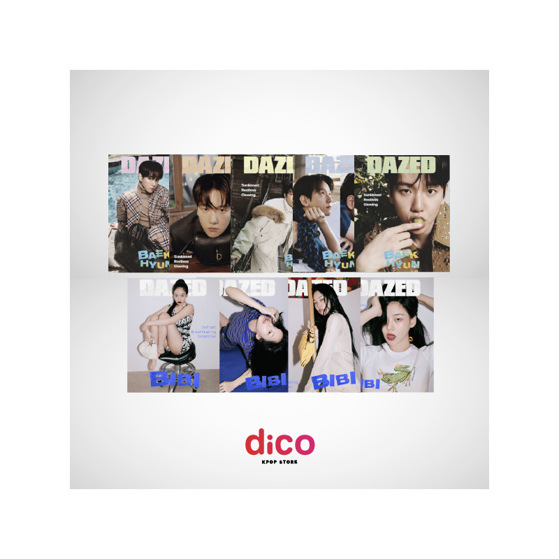 DAZED MAGAZINE 2024.07: BAEKHYUN, BIBI. DAZED MAGAZINE 2024.07: BAEKHYUN, BIBI.