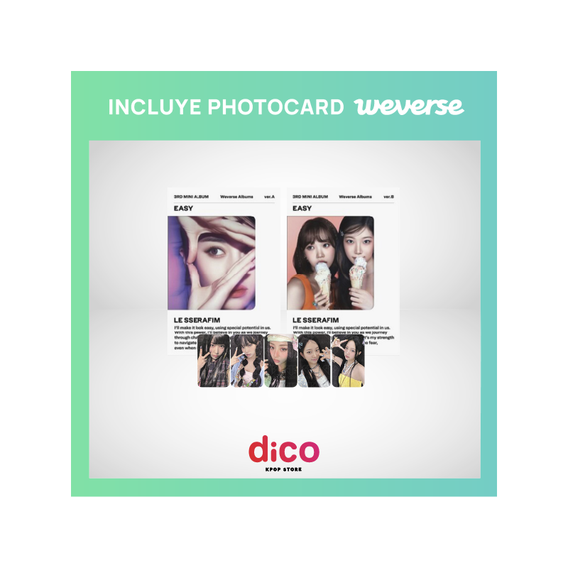 [WeverseShop] LE SSERAFIM - EASY (Weverse Albums Ver.)