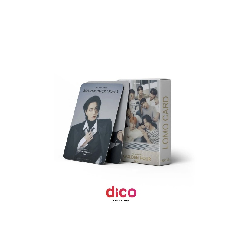 LOMOCARD - ATEEZ (GOLDEN HOUR BLANCO)