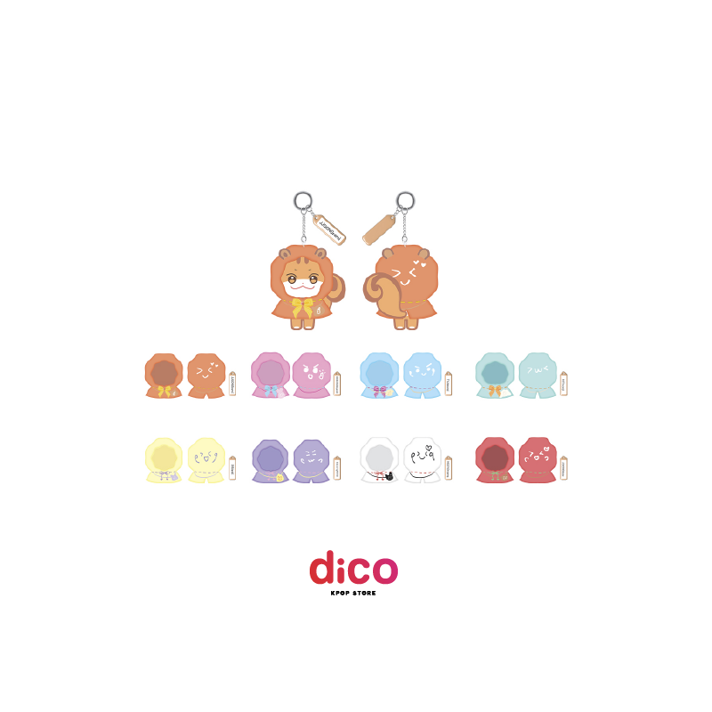 [PREVENTA LIMITADA] ATEEZ - [ANITEEZ IN DREAMLAND] Keyring Outfit (Wish cloak)