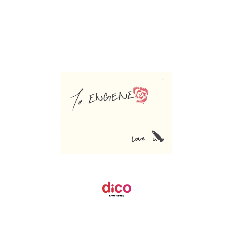 ENHYPEN - MESSAGE CARD ORANGE BLOOD ENGENE VER.