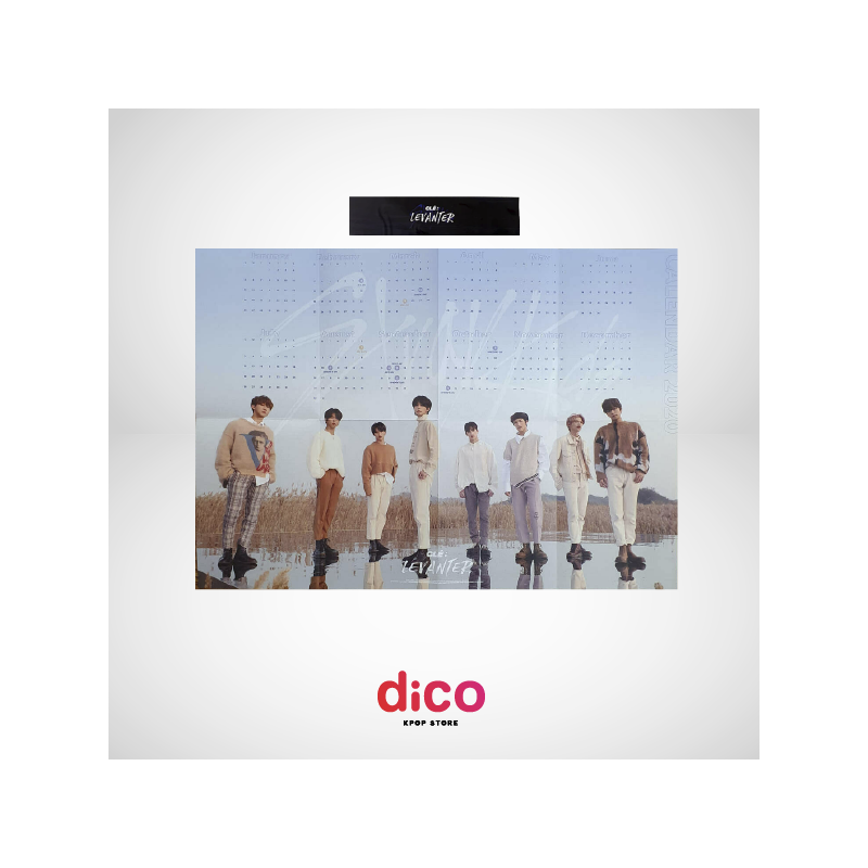 STRAY KIDS - CLÉ: LEVANTER (CALENDAR POSTER + BOOKMARK AZUL)