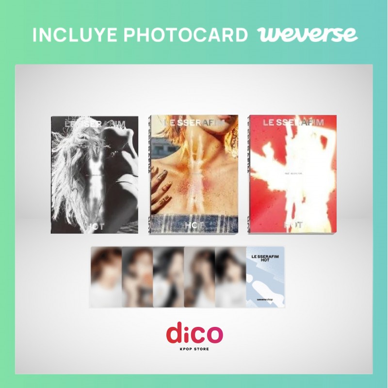 [Weverse Shop] LE SSERAFIM - HOT (Random Ver.)