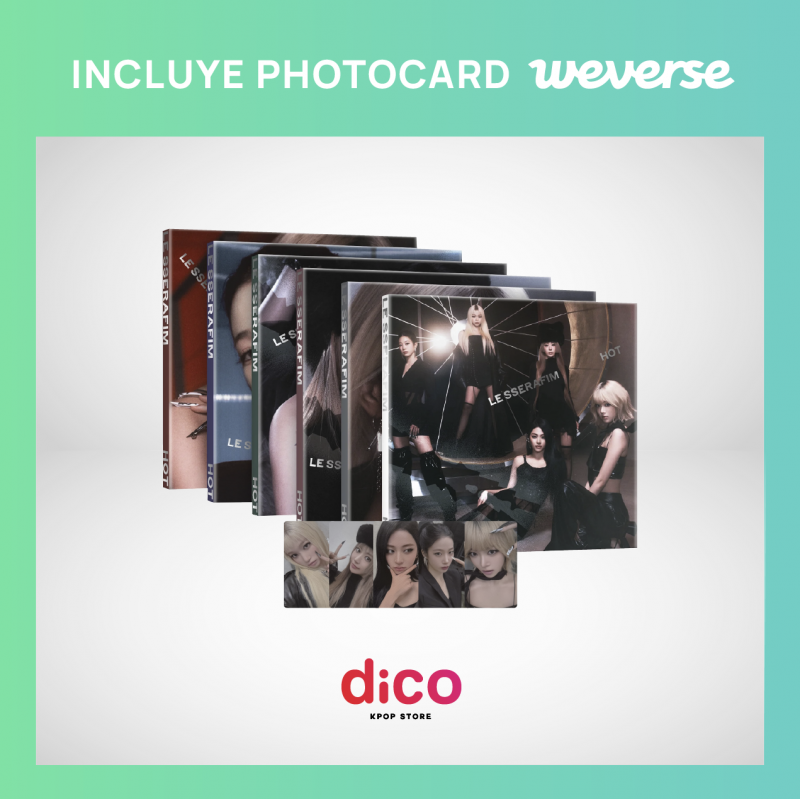 [Weverse Shop] LE SSERAFIM - HOT (Compact Ver.)