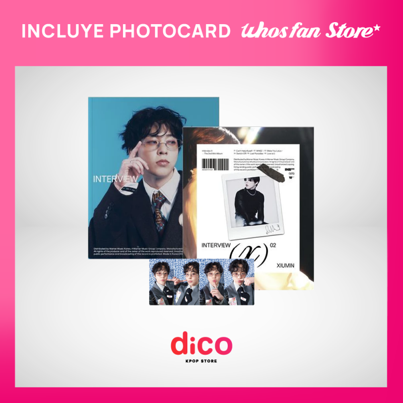 [Whosfan Store] XIUMIN - Interview X (Photobook Ver.)