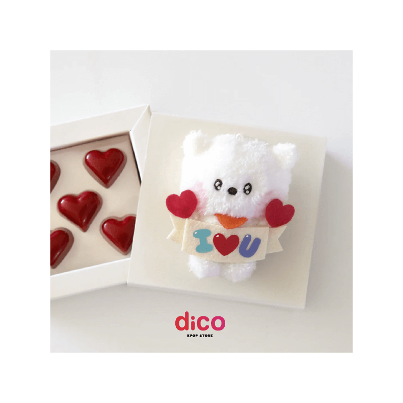 BT21 - Minini Plush Keyring I LOVE YOU