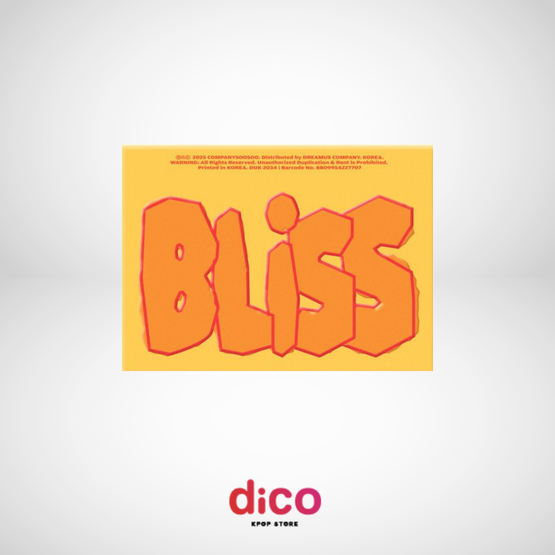 [PREVENTA LIMITADA] D.O - BLISS (Sing Ver.)