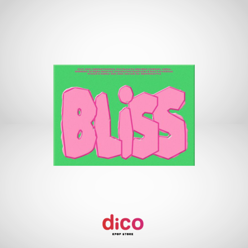 [PREVENTA LIMITADA] D.O - BLISS (Along Ver.)