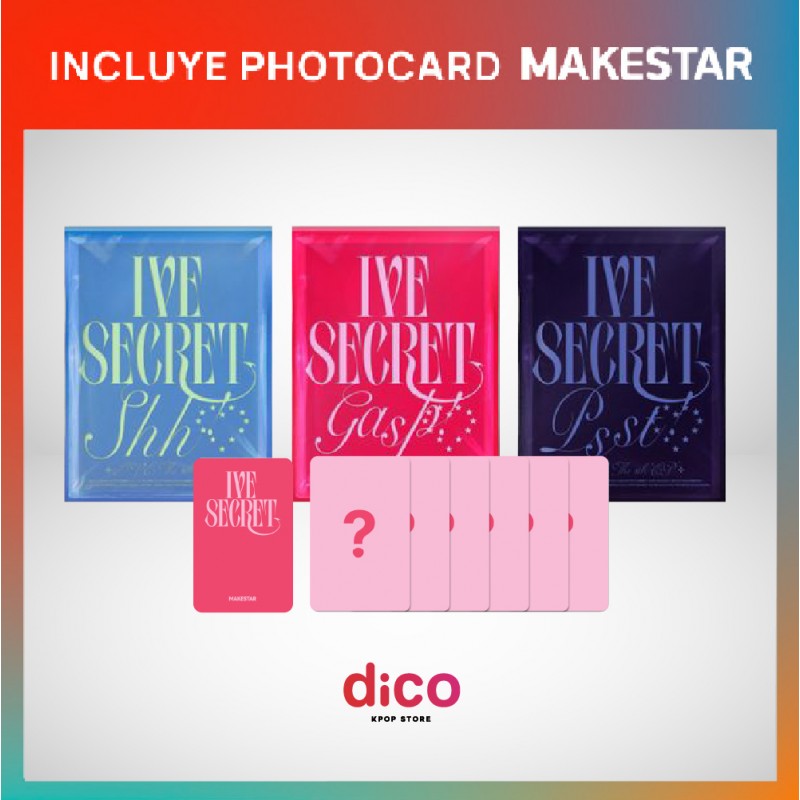 [MAKESTAR] IVE - IVE SECRET (Standard Ver.) (Random Ver.)
