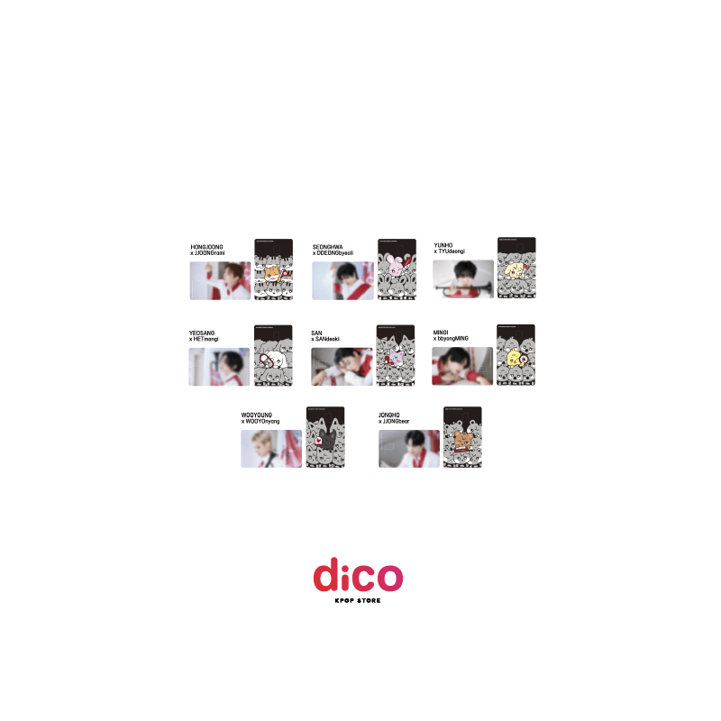 [PREVENTA] ATEEZ - THE CALLING ANITEEZ: CARD COVER STICKER SET