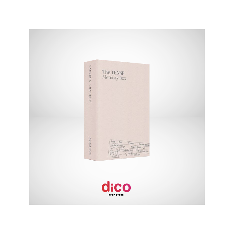 [PREVENTA] TAEYEON - TAEYEON CONCERT The TENSE Memory Box Digital Code