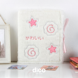 BINDER A5 (WHITE PLUSH)