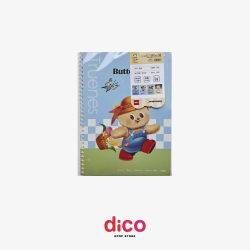 Cuaderno Butterbear Celeste