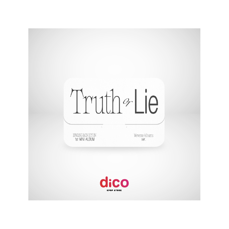 [PEDIDO] HWANG MIN HYUN - Truth or Lie 1st Mini Album (Weverse Albums ver.)