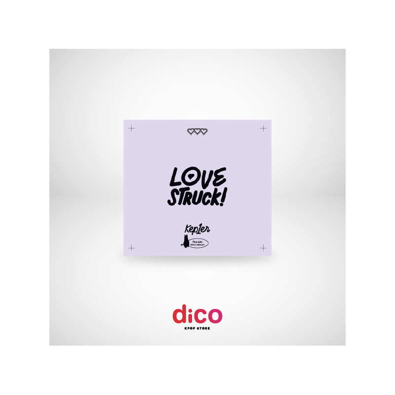 KEP1ER - LOVESTRUCK! (4th Mini Album) (Digipack Ver.) (Random Ver.) KEP1ER - LOVESTRUCK! (4th Mini Album) (Digipack Ver.) (Random Ver.)
